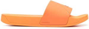 A-COLD-WALL* panelled debossed-logo slides Orange