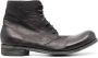 A Diciannoveventitre round-toe leather boots Black - Thumbnail 1