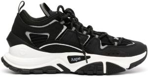 AAPE BY *A BATHING APE logo-printed chunky sneakers Black