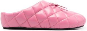 Abra quilted leather loafers Pink
