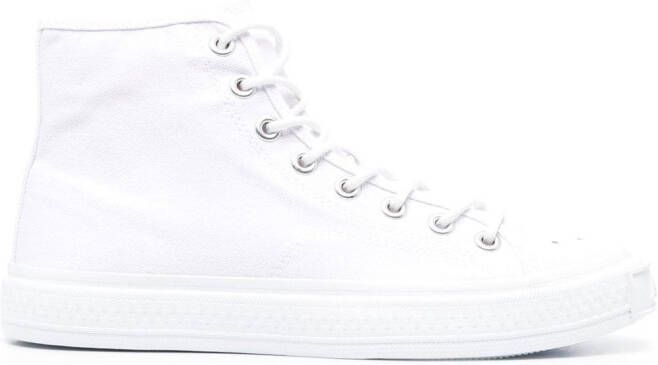 Acne Studios high-top lace-up fastening sneakers White