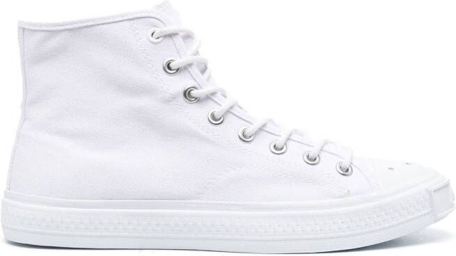 Acne Studios lace-up high-top sneakers White