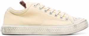 Acne Studios lace-up low-top sneakers Yellow