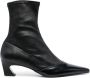 Acne Studios leather ankle boots Black - Thumbnail 1