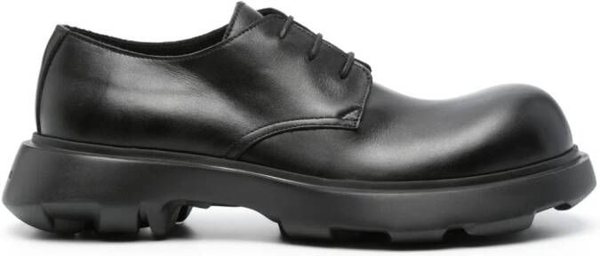Acne Studios leather derby shoes Black