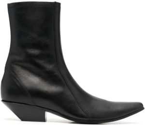 Acne Studios pointed-toe 6mm ankle boots Black