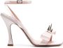 Acne Studios studded bow-embellished sandals Pink - Thumbnail 1