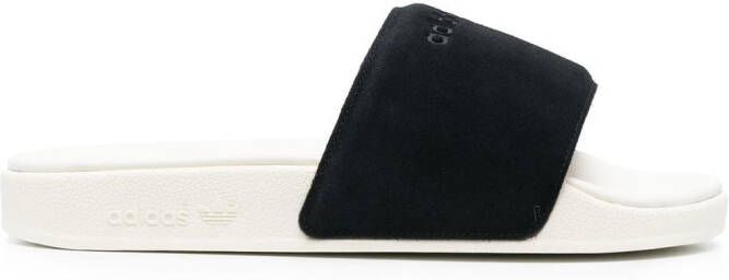 adidas Adilette leather slides Black