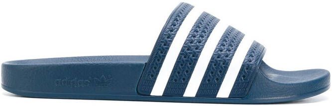 Adidas Adilette flat slides Blue