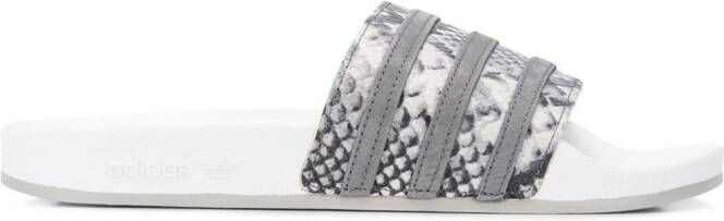 Adidas Adilette "Snakeskin" slides Grey