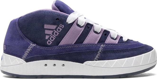Adidas Adimatic Mid x Maite Steenhoudt suede sneakers Purple