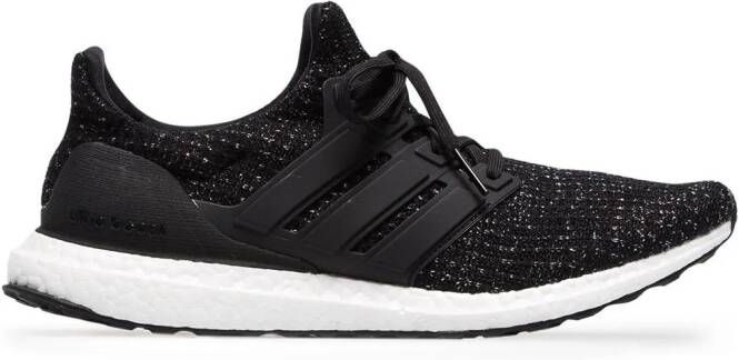 Adidas black and white Ultraboost low top sneakers