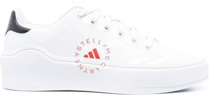 Adidas by Stella McCartney Court lace-up sneakers White