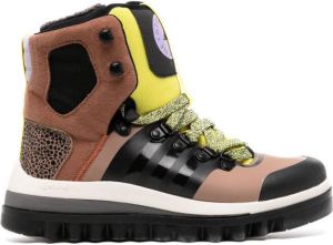 Adidas by Stella McCartney Eulampis lace-up boots Brown