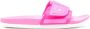 Adidas by Stella McCartney logo-print touch-strap slides Pink - Thumbnail 1