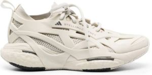 Adidas by Stella McCartney Solarglide panelled running sneakers Neutrals