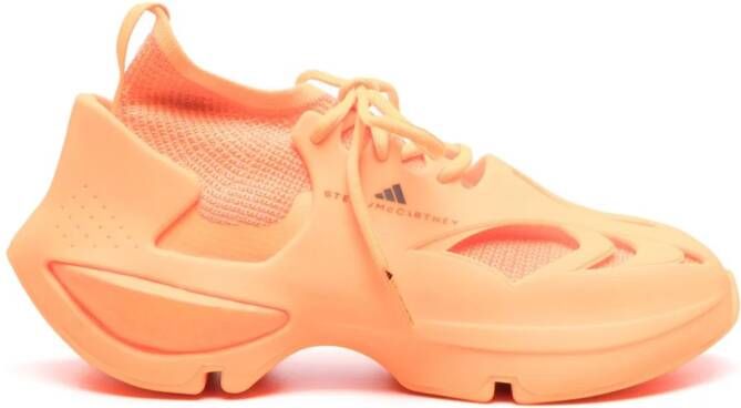 Adidas by Stella McCartney Sportswear panelled chunky sneakers Orange