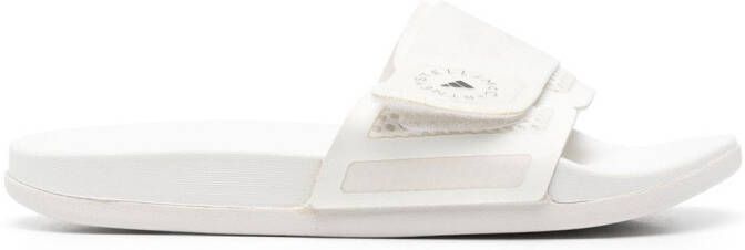 Adidas by Stella McCartney touch strap slides White