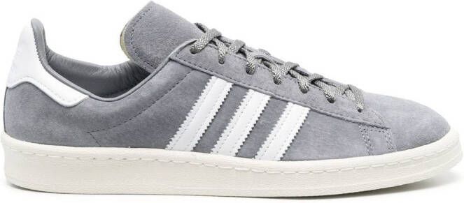 Adidas mesh-panelling lace-up sneakers Grey