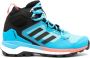 Adidas colour-block panelled high-top sneakers Blue - Thumbnail 4