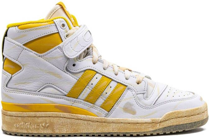 Adidas Forum 84 Hi AEC "White Hazy Yellow" sneakers