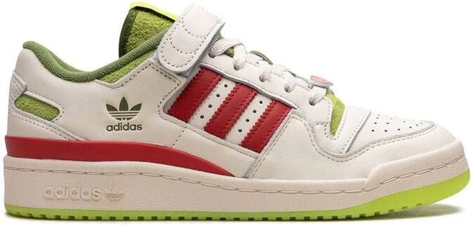 Adidas Forum Low "The Grinch" lace-up trainers White