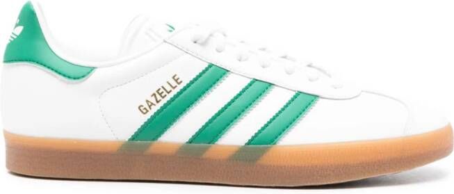 Adidas Gazelle 3 Stripes-logo sneakers White