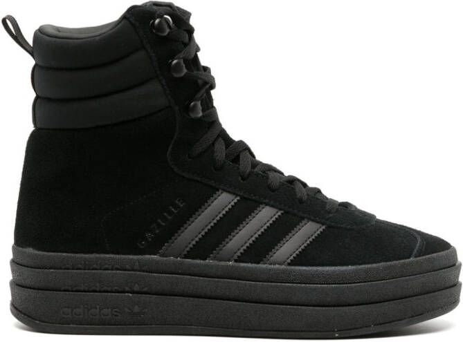Adidas Gazelle 3-stripes padded-ankles sneakers Black