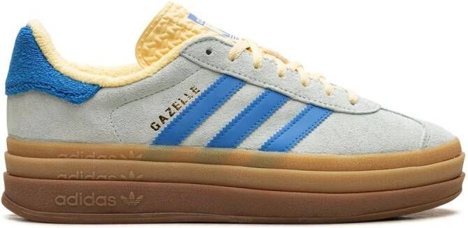 Adidas Gazelle Bold "Almost Blue Yellow" sneakers