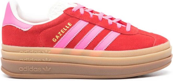 Adidas Gazelle Bold leather sneakers Red