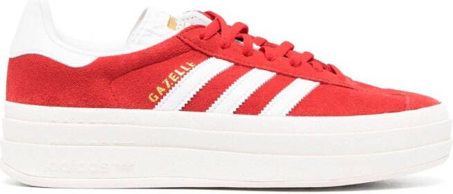 Adidas Gazelle Bold suede low-top sneakers Red