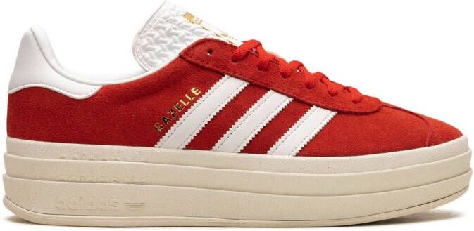 Adidas Gazelle Bold suede low-top sneakers Red