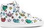 Adidas graphic-print high-top sneakers White - Thumbnail 1