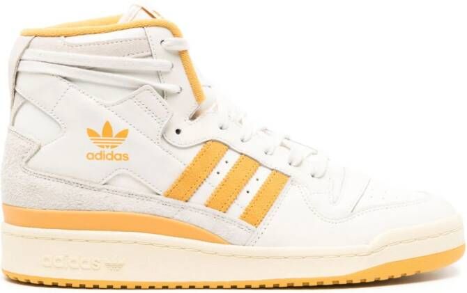 Adidas high-top leather sneakers White