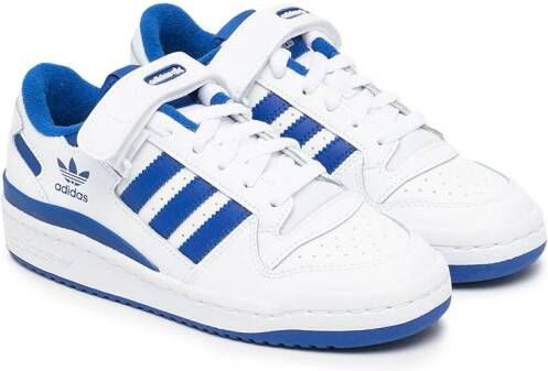 Adidas Kids Forum low touch-strap trainers Blue