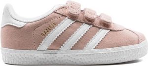 Adidas Kids Gazelle touch-strap sneakers Pink