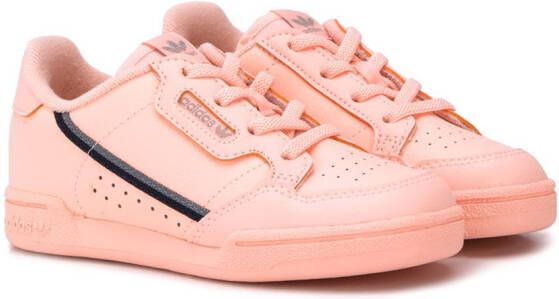 Adidas Kids Continental 80 lace-up sneakers Pink