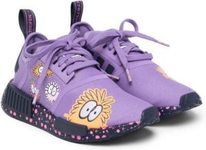 Adidas Kids Nmd R1 J lace-up sneakers Purple