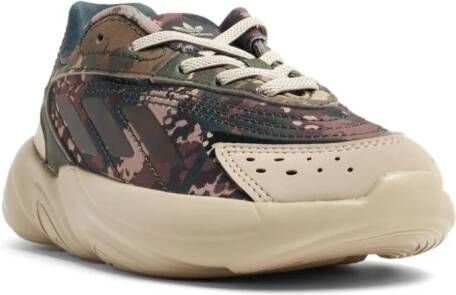 Adidas Kids Ozweego camouflage-print sneakers Neutrals