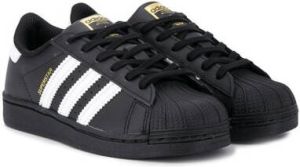 Adidas Kids Superstar lace-up sneakers Black