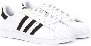 Adidas Kids Superstar lace-up sneakers White