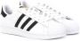 Adidas Kids Superstar lace-up sneakers White - Thumbnail 1