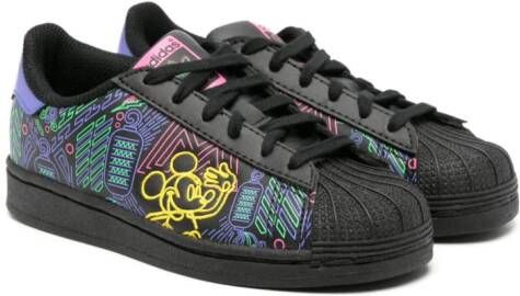 Adidas Kids x Disney Mickey Superstar sneakers Black