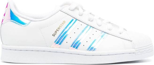 Adidas Superstar logo-debossed low-top sneakers White
