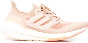 Adidas lace-up panelled sneakers Pink
