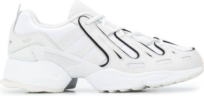 adidas mesh panel sneakers White