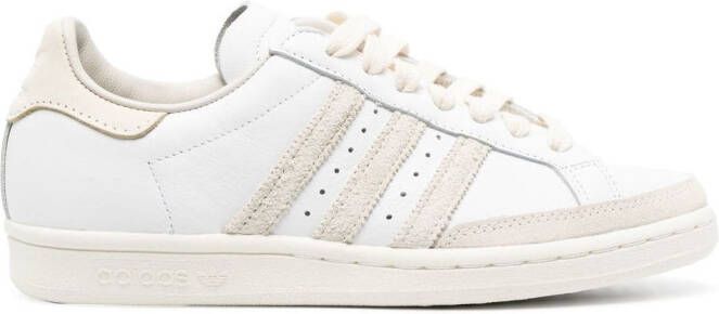 Adidas cut-out detail leather sneakers Neutrals