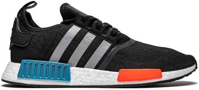 Adidas NMD_R1 "Black Silver Solar Red" sneakers