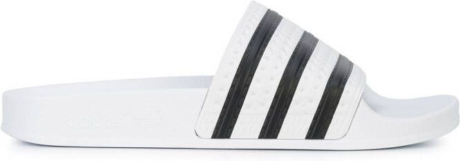 Adidas Adilette "White" slides