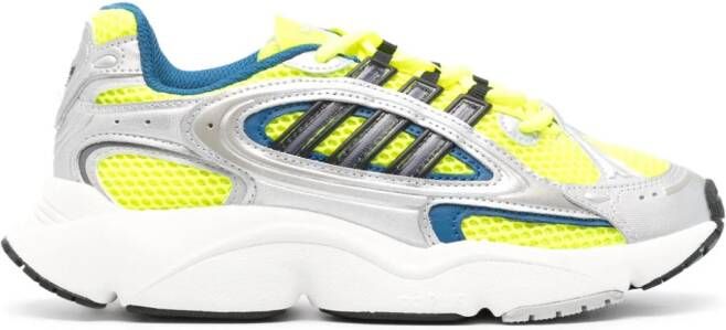Adidas Ozmillen panelled low-top sneakers Yellow